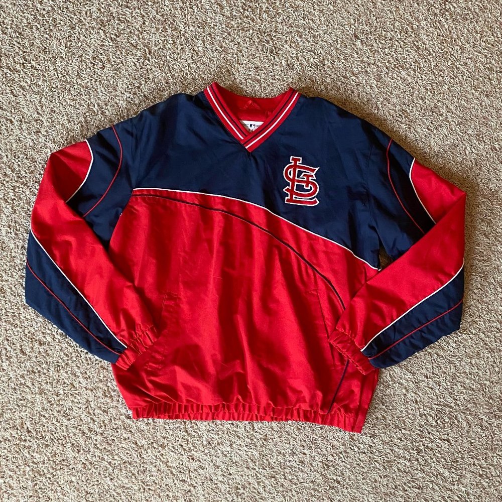 Vintage MLB St Louis Cardinals Unisex Pullover Jacket Size Large
